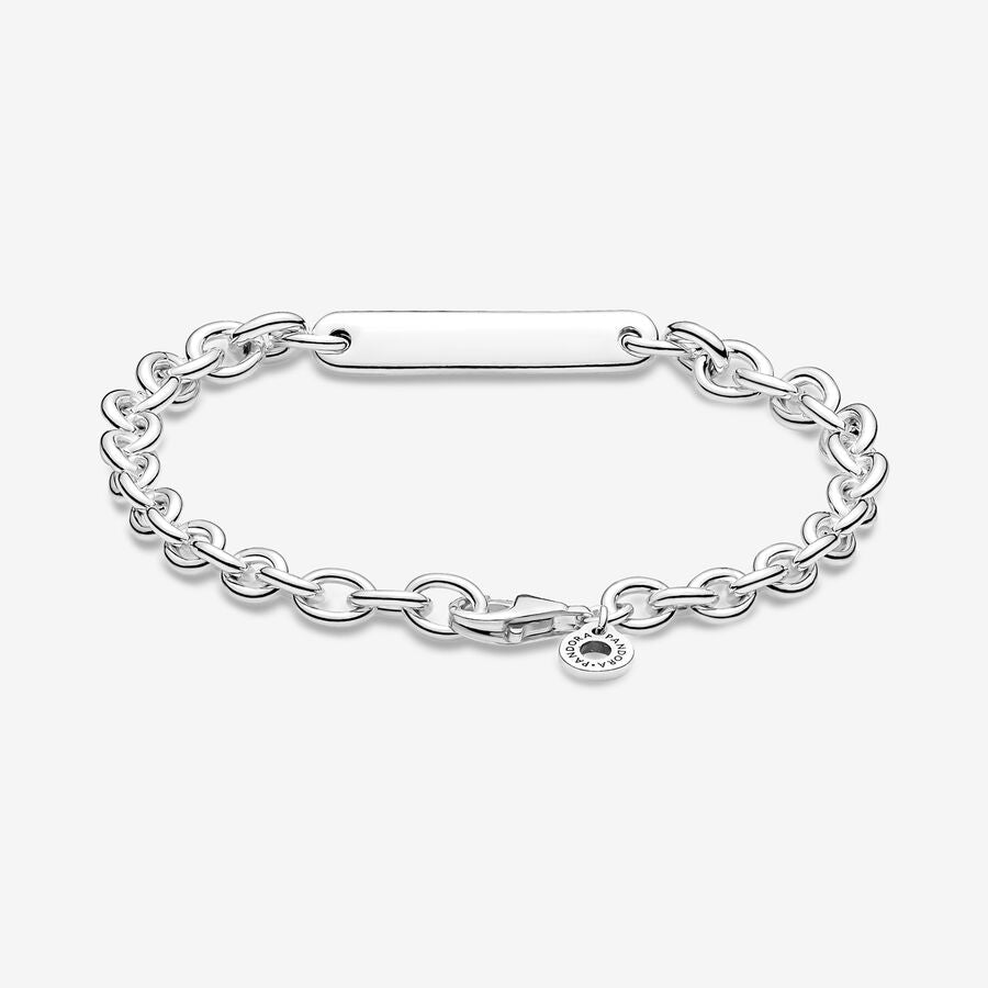 Engravable Bar Link Bracelet