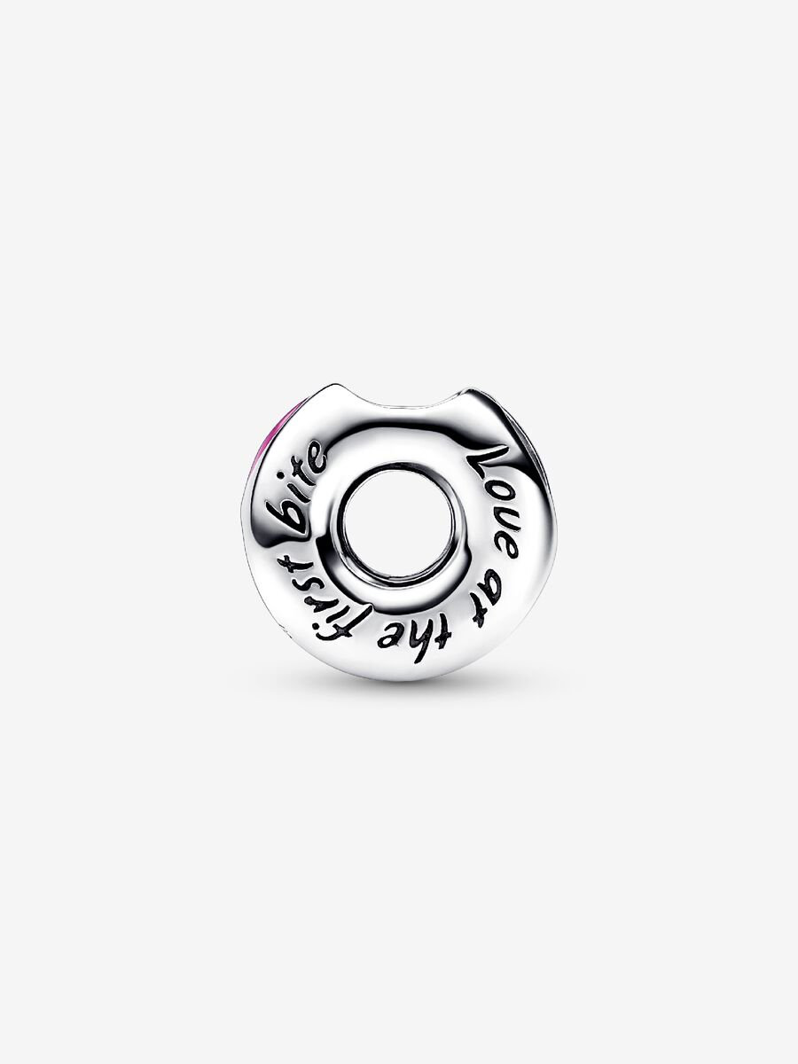 Sparkling Sprinkled Donut Charm